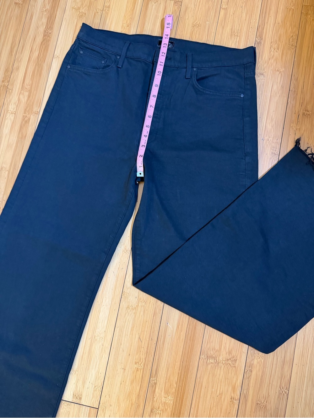 MOTHER The Tomcat Roller Fray In The Devil Will Dance Black Size 34 - Picture 13 of 16